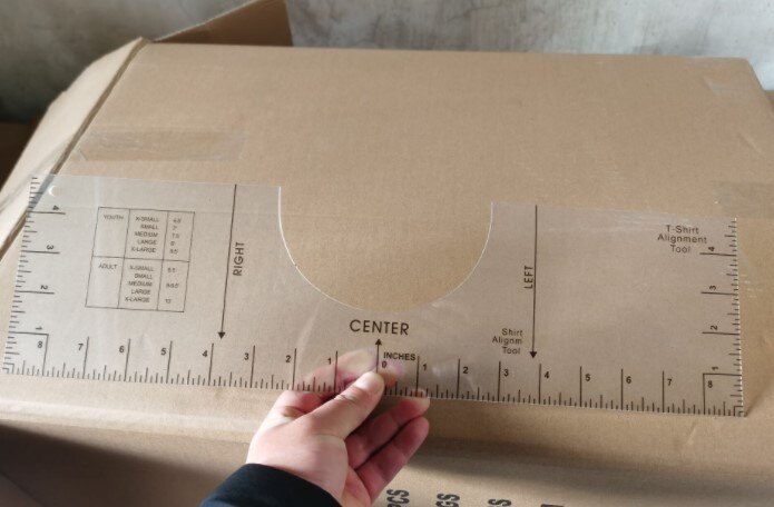 T-Shirt Ruler Guide Vinyl T-Shirt Sublimation Designs on T-shirt Vinyl Ruler Guide Size Chart T-Shirt Rule: 18x5inch PVC