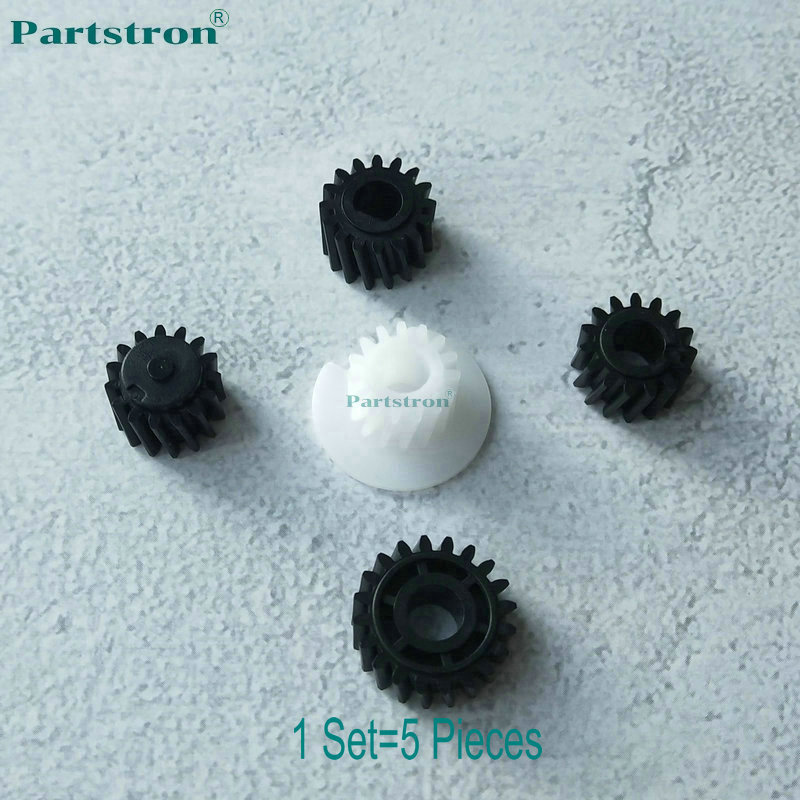 1Set Developer Gear Kit 5Pcs For use in Ricoh 1013 1515 MP161F MP171 MP201SPF MP301SP MP301SPF