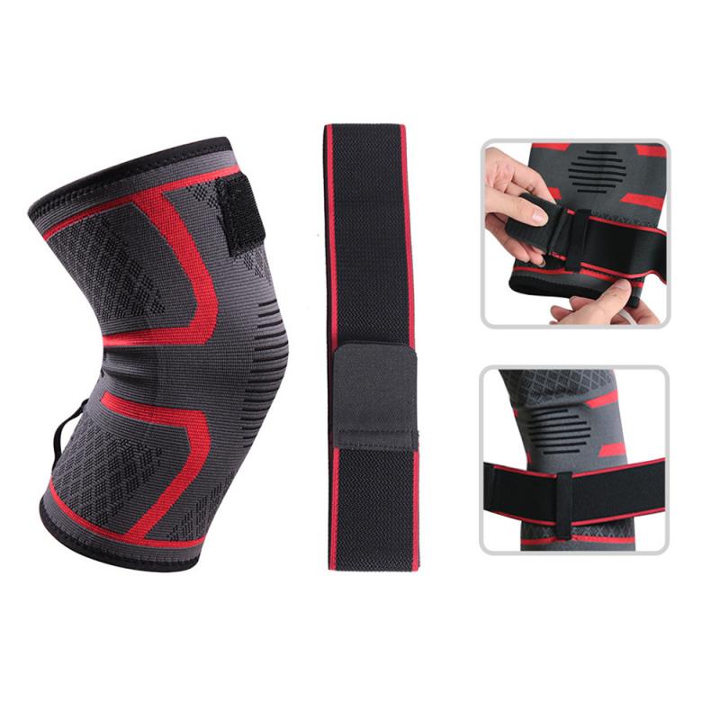 Nylon Sports Kneepad Men Fitness Running Cycling Knee Support Braces Elastic Sport Compression Knee Pad Sleeve for Basketball