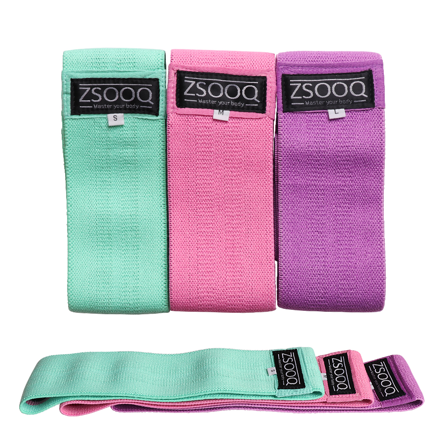 Non-slip Fabric Resistance Bands Hip Booty Yoga – Vicedeal