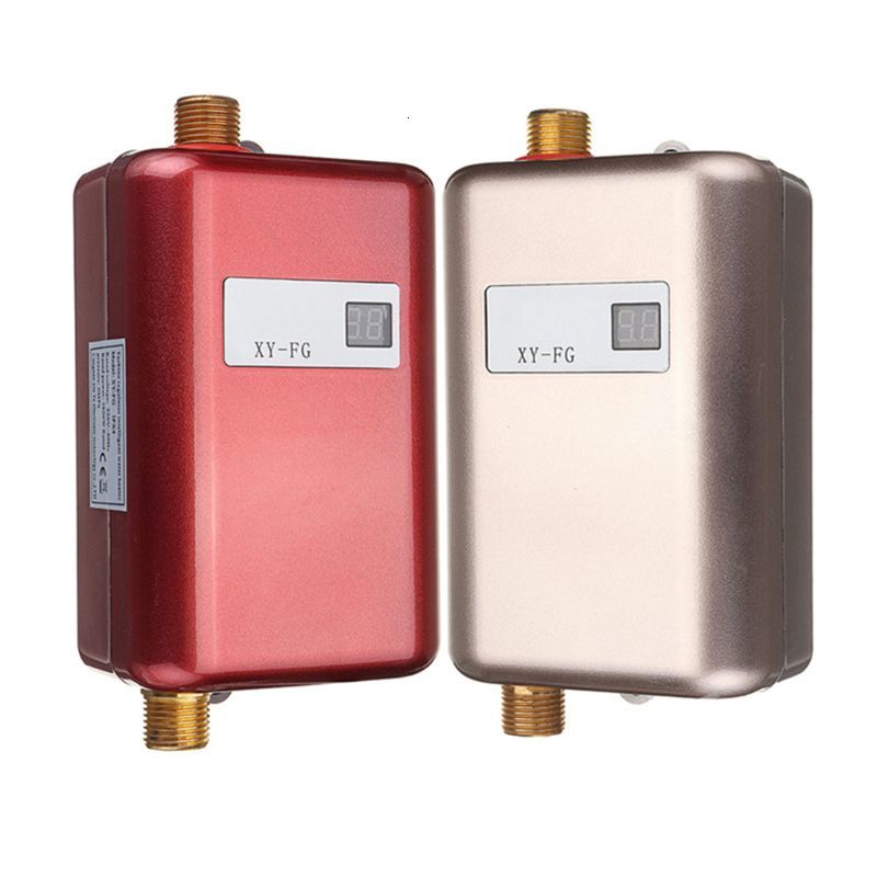 3800W Water Heater Mini Tankless Instant kitchen Heating Thermostat US Plug Intelligent Energy Saving Waterproof 10166
