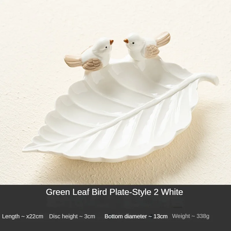 Nette Vogel Tablett Keramik Schmuck Lagerung Tabletts Kreative Regal Dim Sum Dessert Platte Wohnkultur Tee Tisch Desktop Dekoration Schüssel: plum