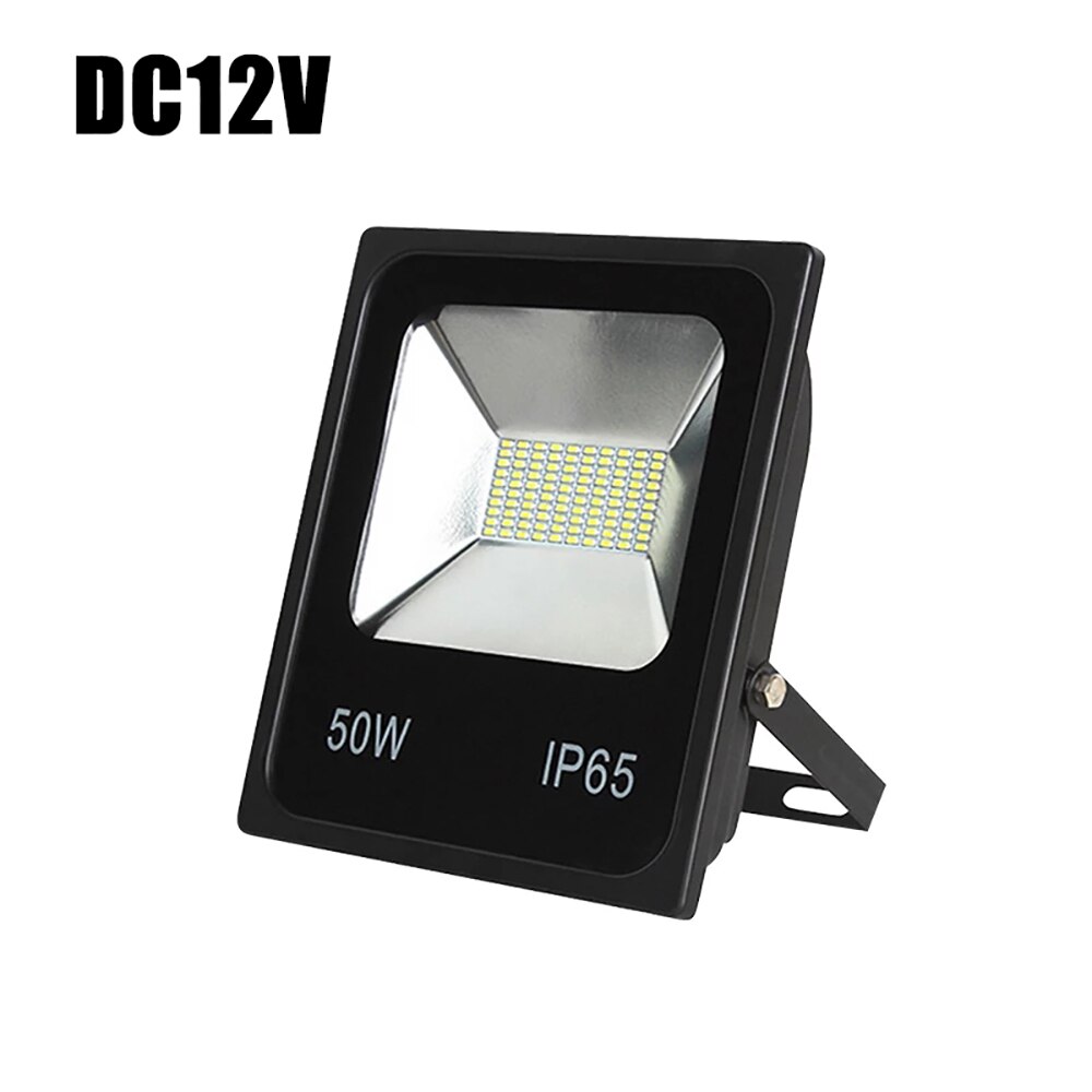 DC12-80V LED Floodlight IP66 Waterproof Flood Light 10W 20W 30W 50W 100W White Outdoor Spotlight For Night Market