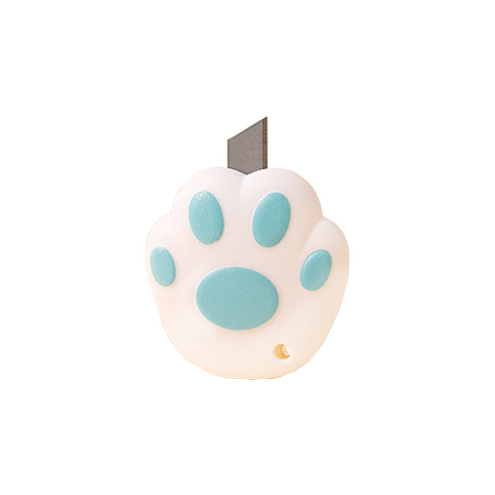 1Pc Kawaii Kat Poot Utility Mes Intrekbare Papier Cutter Express Doos Opener Snijmes School Stationery Office Supplies: G