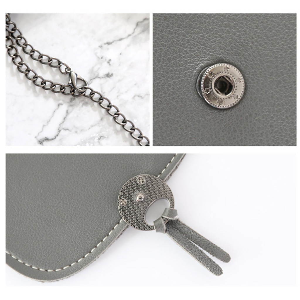 Touch Screen Mobile Phone Bag Wallet Transparent Metal Change Bag Women Sipmple Function Compatible Shop Bag