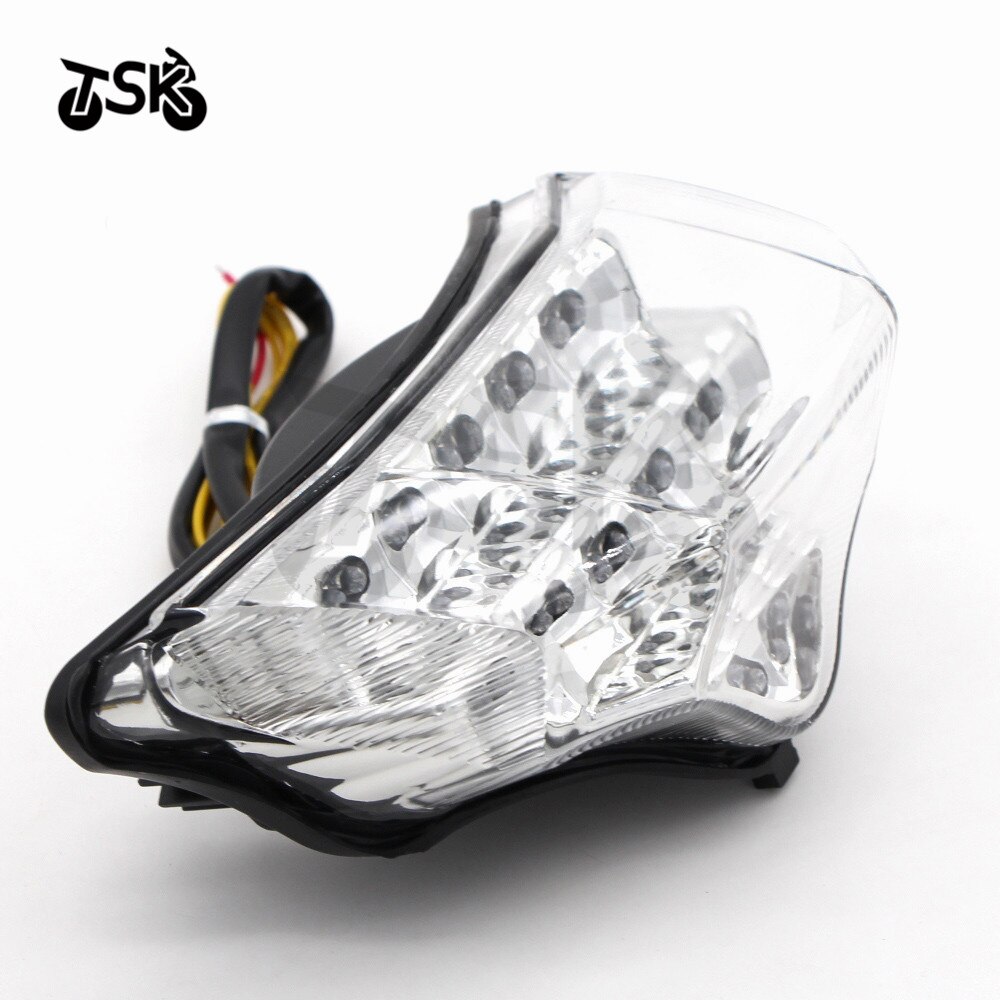 Clignotant LED intégré pour moto pour YAMAHA FZ6, accessoires, accessoires, FAZER 2004, 2005, 2006, 2007 et: 2style Clear