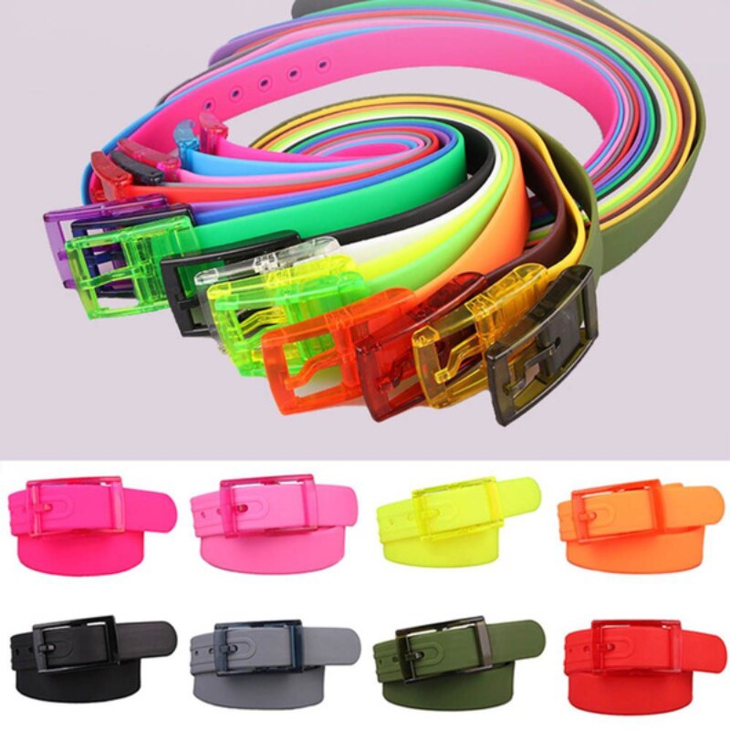 Kleur Unisex Rubber Golf Broek Riemen Voor Mannen Verstelbare Cut-To-Fit Waterdichte Plastic Voorkomen Allergie Riem Modieuze riem