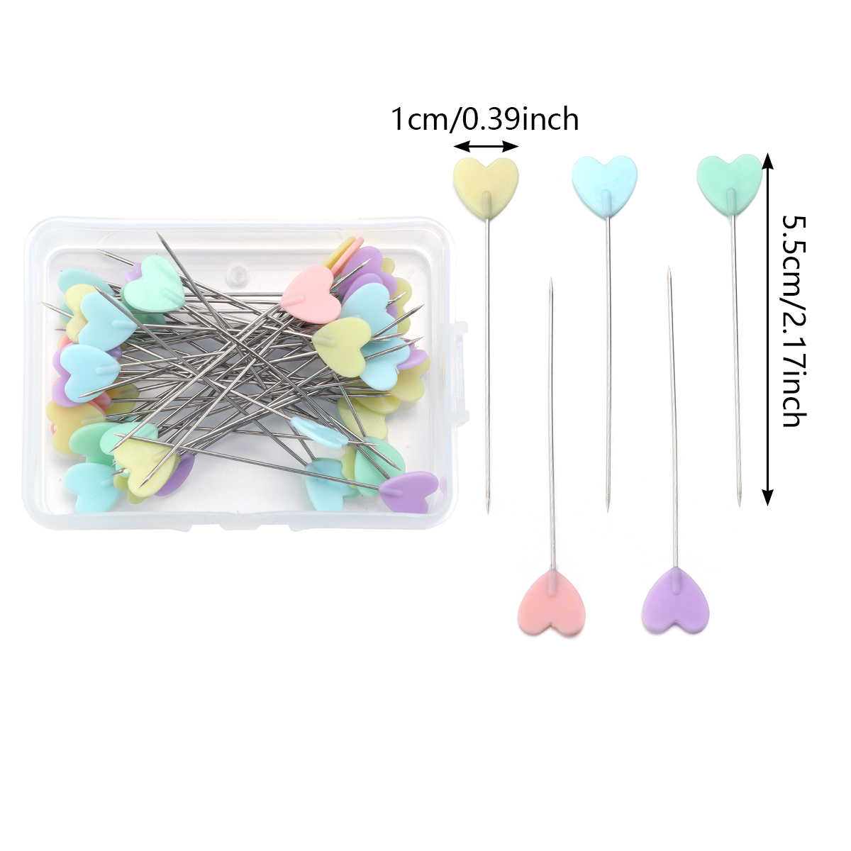 50 teile/schachtel Edelstahl Schneiderei Stifte Stickerei Patchwork Stifte NäHenne Nadel Werkzeuge Für DIY Geschmack Kleidung Zubehör: Armee Grün