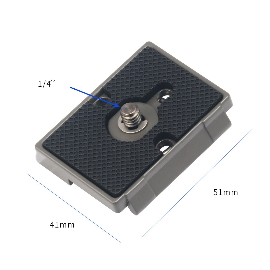 BGNING Quick Release Plate PL with 1/4 Screw Compatible for Manfrotto 496RC2 498RC2 486RC 804RC2 Tripod Head