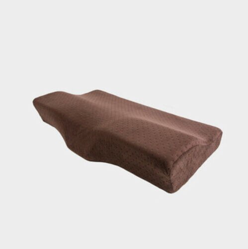 Contour memory foam cervikal kudde ortopedisk nacksmärtskudde för sida rygg spondylodyn sovkuddar nacke huvud ryggstöd: Mörk khaki