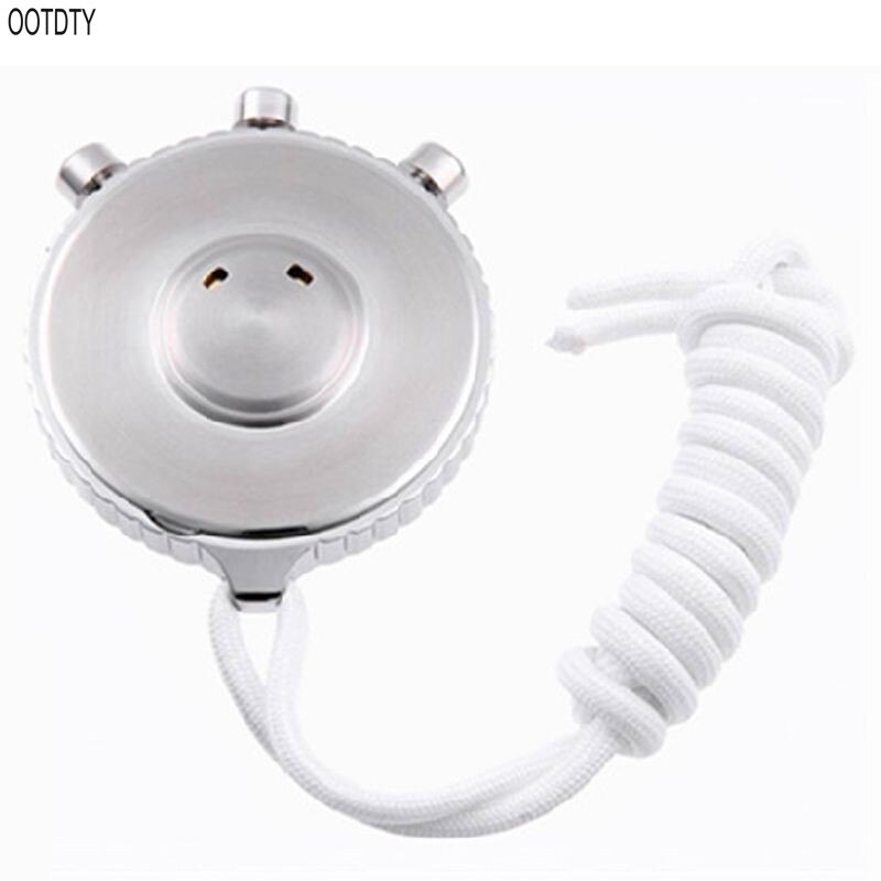 OOTDTY Silent Stopwatch with Countdown Timer 1/100s Accuracy Large Display Stainless Steel Digital Sports Memory Stopwatch