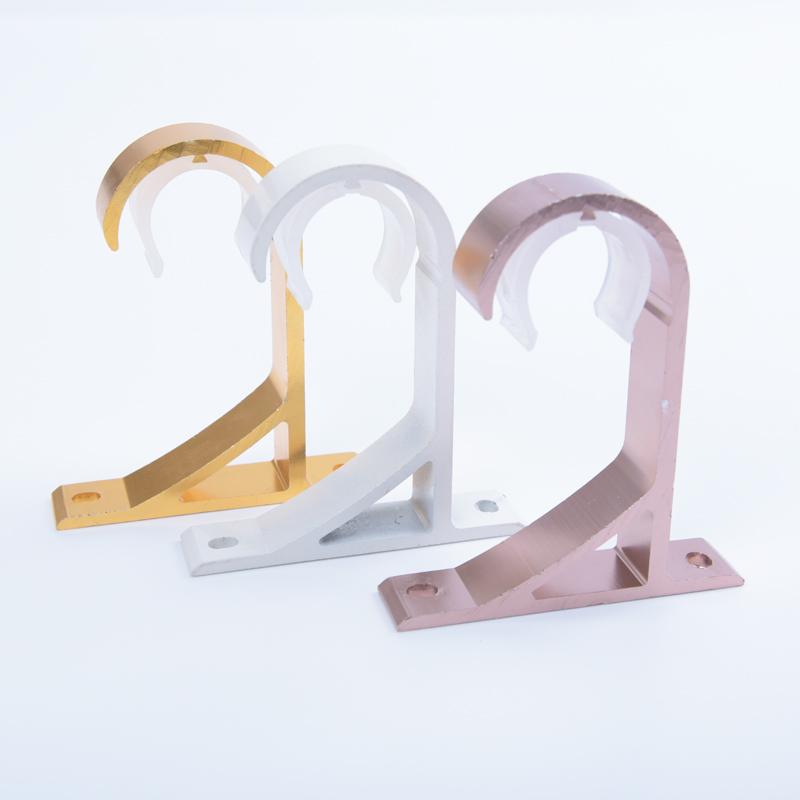Roman curtain rod bracket lever support base topside wall mounted hook lever mounting bracket Mono aluminum frame fitting