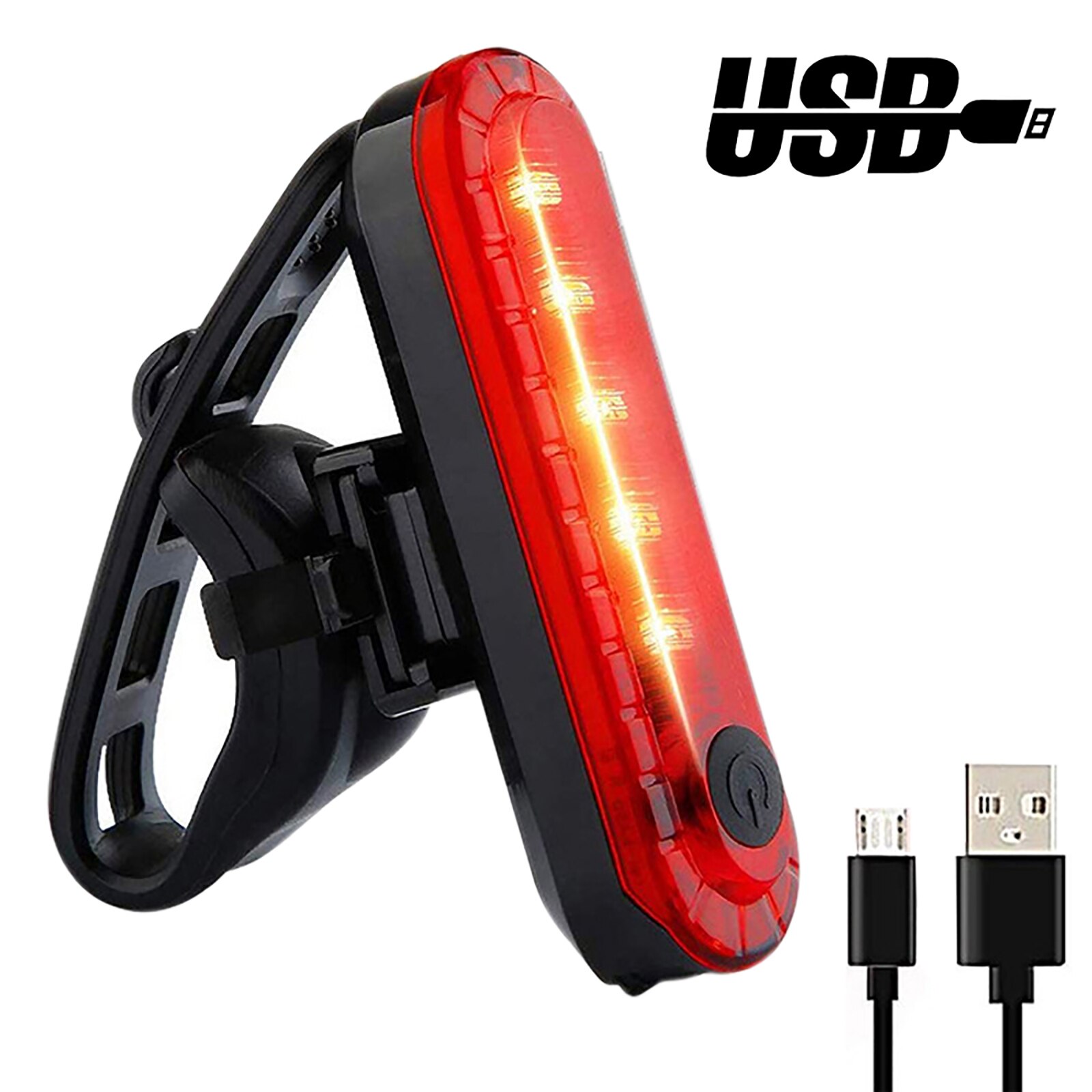 120Lumen Fiets Achterlicht Usb Oplaadbare Fietsen 4 Modi Led Achterlicht Waterdichte Mtb Racefiets Achterlicht Fiets Lamp