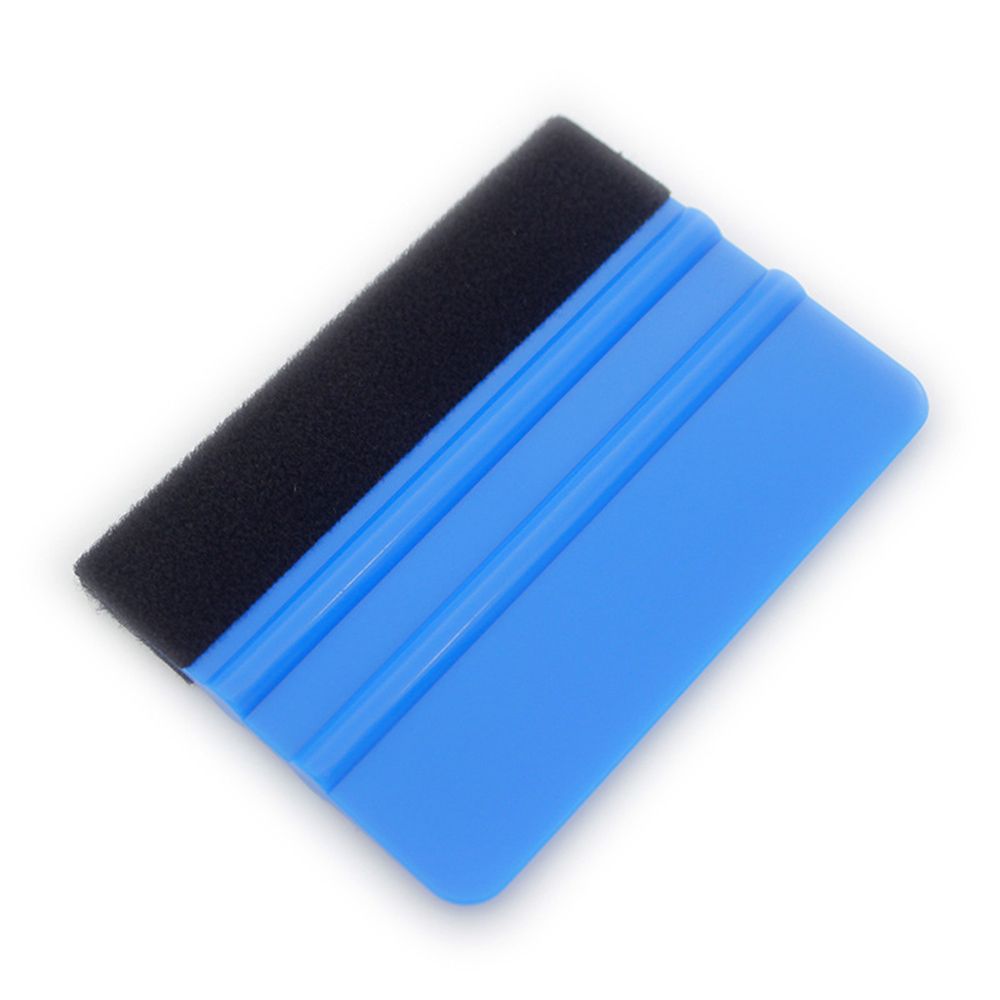 Car Scraper With Felt Squeegee Tool Film Wrapping FOR Toyota Yaris Tundra Tacoma RAV4 Corolla Aygo Avalon Auris: Blue