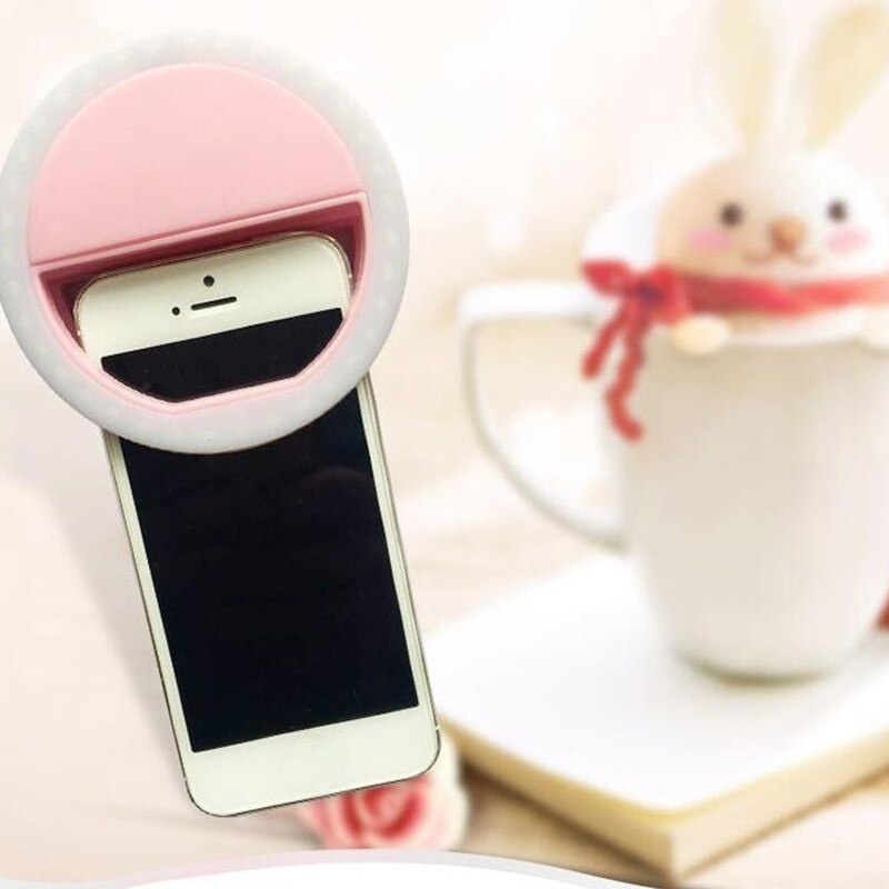 Selfie LED Ring Blitz hell Tragbare praktisch 36 LEDS Selfie Lampe Leucht Makro Füllen Licht HD Handy, Mobiltelefon Objektiv Für iphone