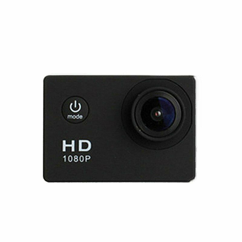 2 inch Ultra HD 1080P Action Camcorder Sports DV Camera DVR Under 30M Waterproof: Black / with 32GB TF Card