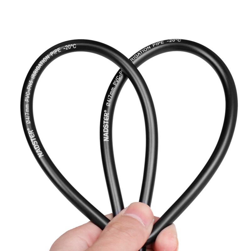 Nadster 8 / 11mm pvc rør 4 / 7mm kapillær hage hage vanning vannrør vanningsutstyr rør