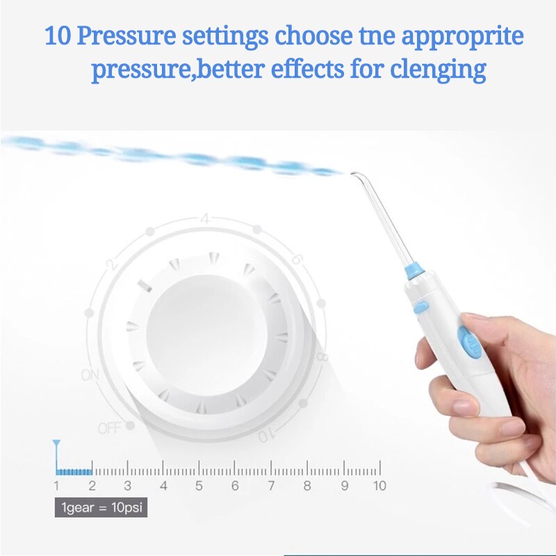 Nicefeel FC166 Water Dental Flosser 600ML Electric Oral Irrigator Care Dental Flosser Water Toothbrush Dental SPA with 7pcs Tips