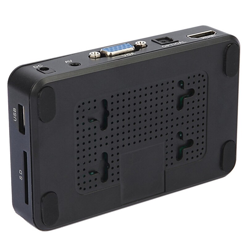 HD Media Player - 1080P HDMI/VGA/USB/SD-Karte Unterstützung - RMVB AVI MP3 MP4 MKV - Eingebauter Lautsprecher