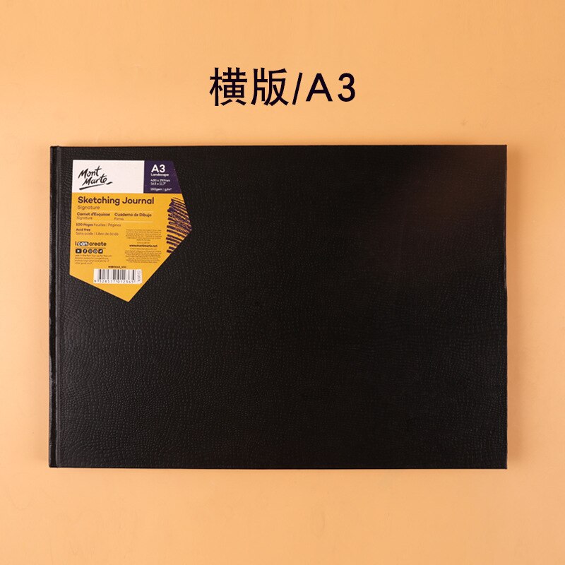 A3 / A4 / A5 cuaderno de dibujo, libro de dibujo para estudiantes, suministros de dibujo, suministros de dibujo para estudiantes, suministros de arte: A3-42X29.1CM