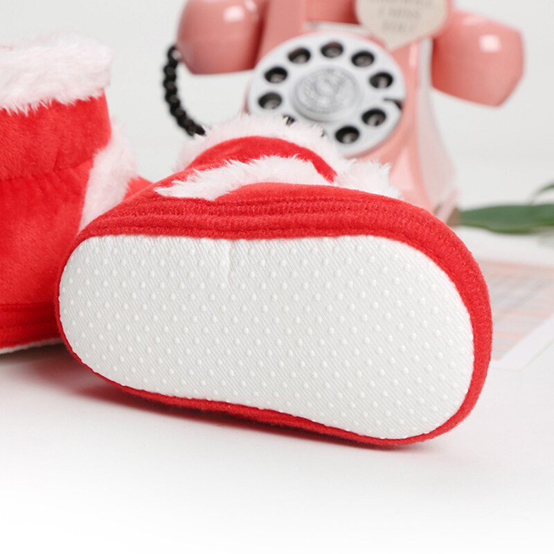 Zapatos cálidos de invierno para bebés, suéteres tejidos, botas, botín, cuna para niña, zapato para niño pequeño de 0 a 1 año