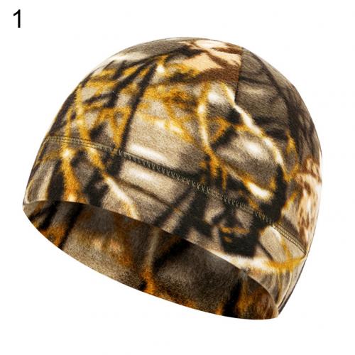 Gli uomini di Colore Solido di Inverno Berretto In Pile Arrampicata All'aperto in Bicicletta Antivento Beanie Cappello Caldo Molle Outdoor Antivento Cappello Streetwear: 1