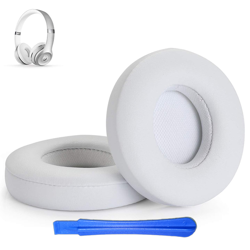 Kutou Vervangende Oorkussentjes Kussen Voor Beats Solo3 Solo2 Koptelefoon Oorkussens Dekking Solo 3 2 Foam Pad Oorkappen Reparatie Onderdelen: Bruin