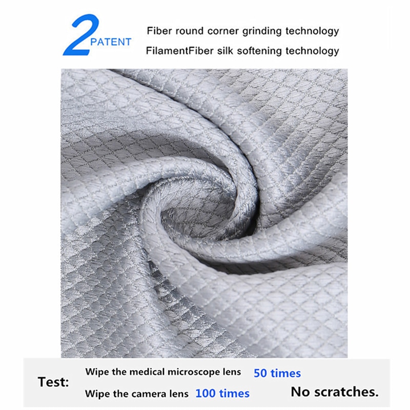 Microfiber Cloth for Glass 15.7"x15.7" Wine Glass Cleaning towel Clean Windows & Mirrors No Scratch Lint Free cloths kitchen