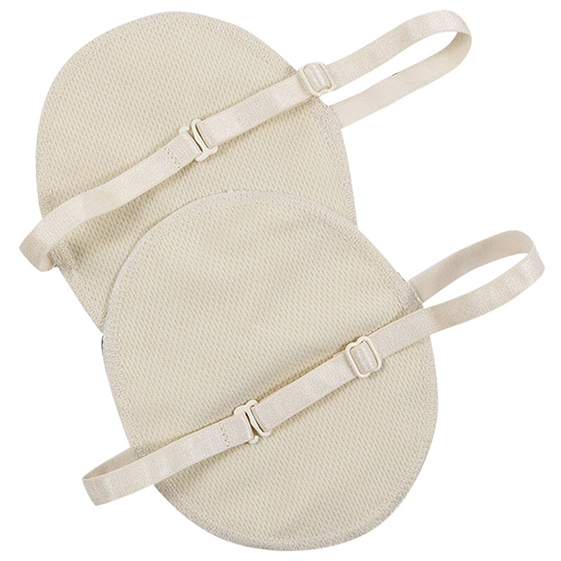 Almohadilla protectora para el sudor en las axilas, protectores absorbentes para el hombro, reutilizables, para verano, 1 par