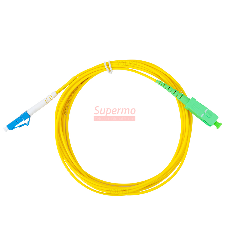 10PCS Simplex SC/APC-LC/UPC Fiber Optic Patch Cord Cable 1m/2m/3m/5m/10m Fiber Optic Jumper Cable 2.0mm