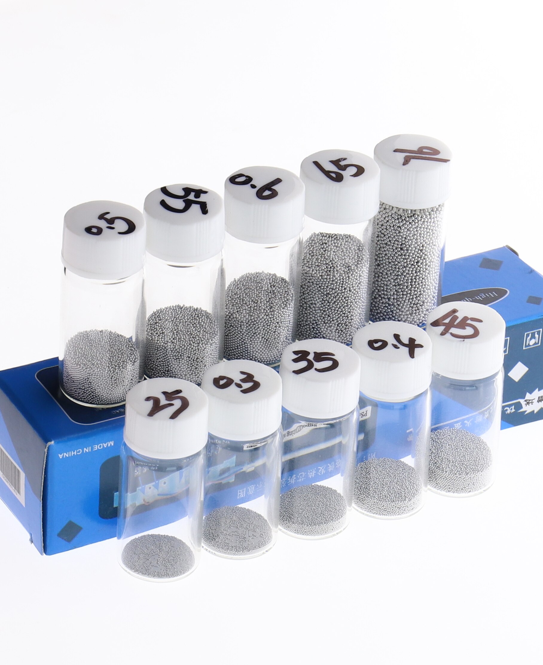 1PCS 25K BGA solder balls leaded 0.25 0.3 0.35 0.4 0.45 250K 63Sn / 37Pb Solder Spheres balls