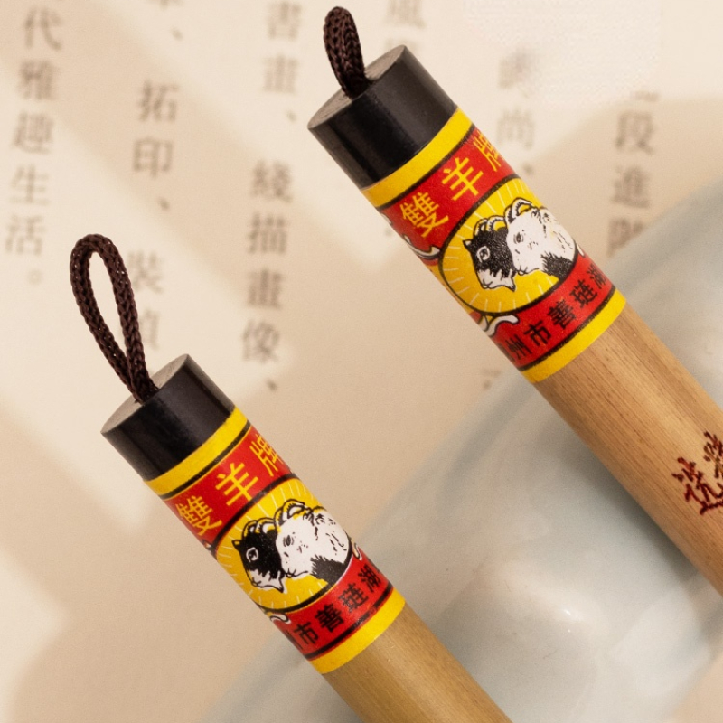 Bamboe Schrijven Borstels Wolf Haar Traditionele Chinese Kalligrafie Praktijk Pen Kleine Reguliere Script Supply Calligraphie