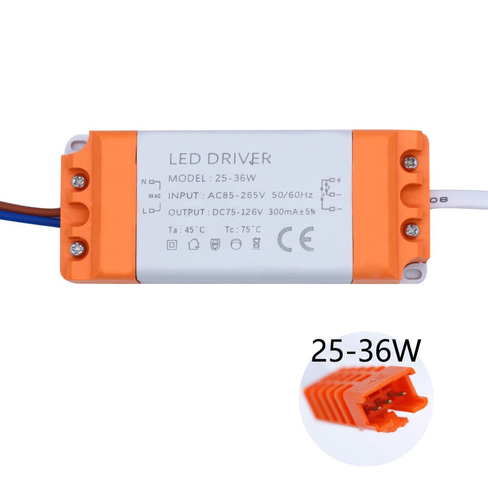 Led Dubbele Kleuren Driver 1W-36W Voeding Constante Stroom 300mA Automatische Spanning Controle Verlichting Transformers Voor led Diy