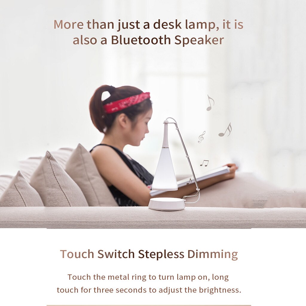 Led Desk Lamp Luminaria Multifunction Led Table Lamp 5W Touch Table Lamp Support TF Card Z610