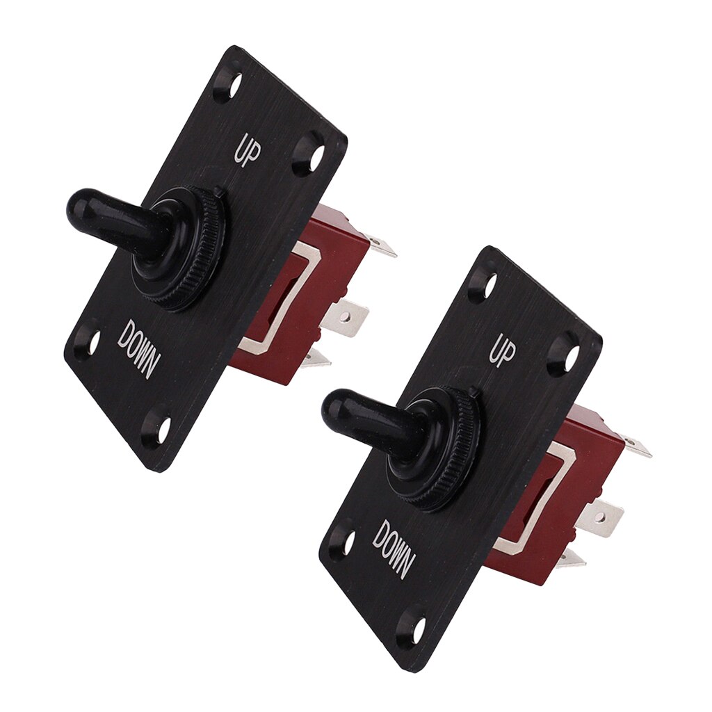 2xTrim Tab interruptor 3 Pos abajo momentáneo On/Off/momentáneo en barco Marina 12V 24V 15A impermeable