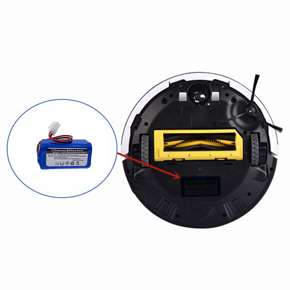 100%/nowy oryginalny 14.8V 2600mah akumulator litowo-jonowy do ILIFE A4 A4s V7s A6 V7s Plus odkurzacz Robot iLife