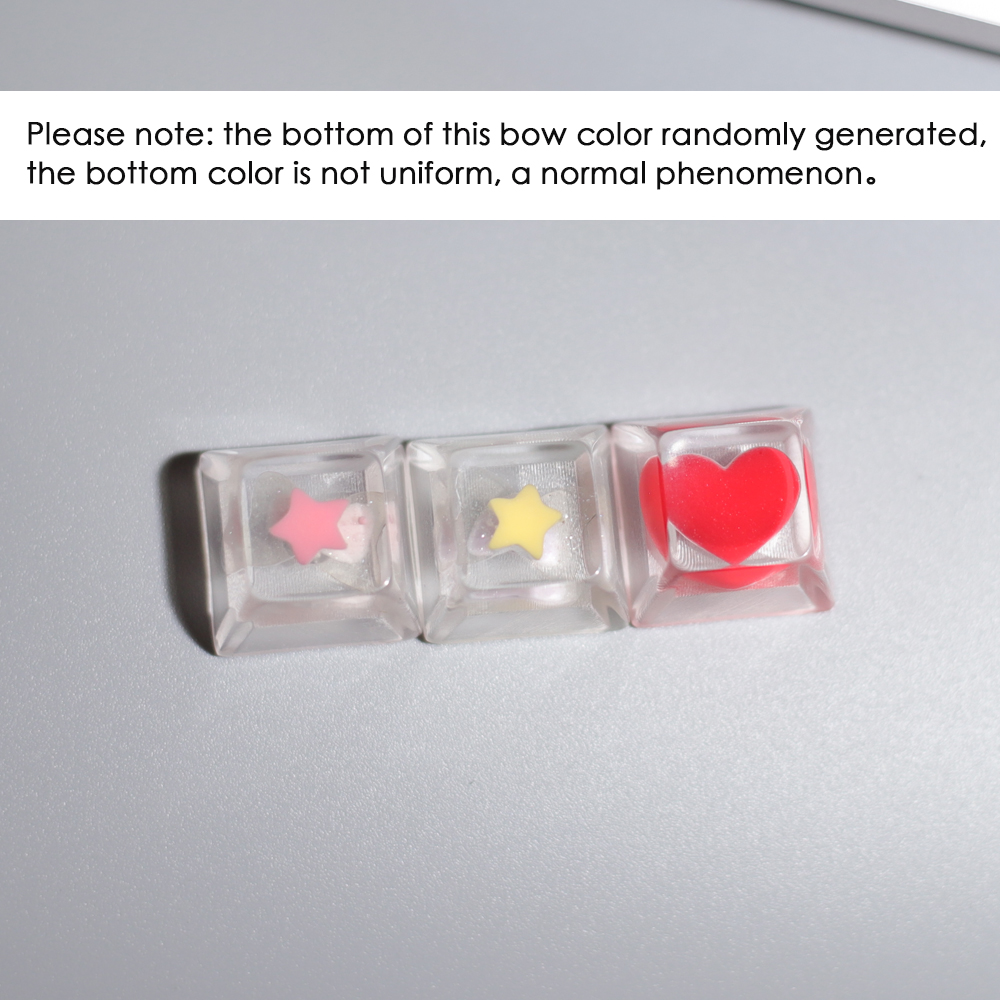 keycaps Voor mechanisch toetsenbord Game Backlit Keycap meisje schattig cadeau ESC Key Transparante cartoon persoonlijkheid Keycap Cherry MX Axis: Blauw