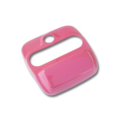 Car Decoration Styling Accessories For Smart 453 Fortwo Carbon Fiber Car Roof Reading Light Lamp Sticker Cover: Pink
