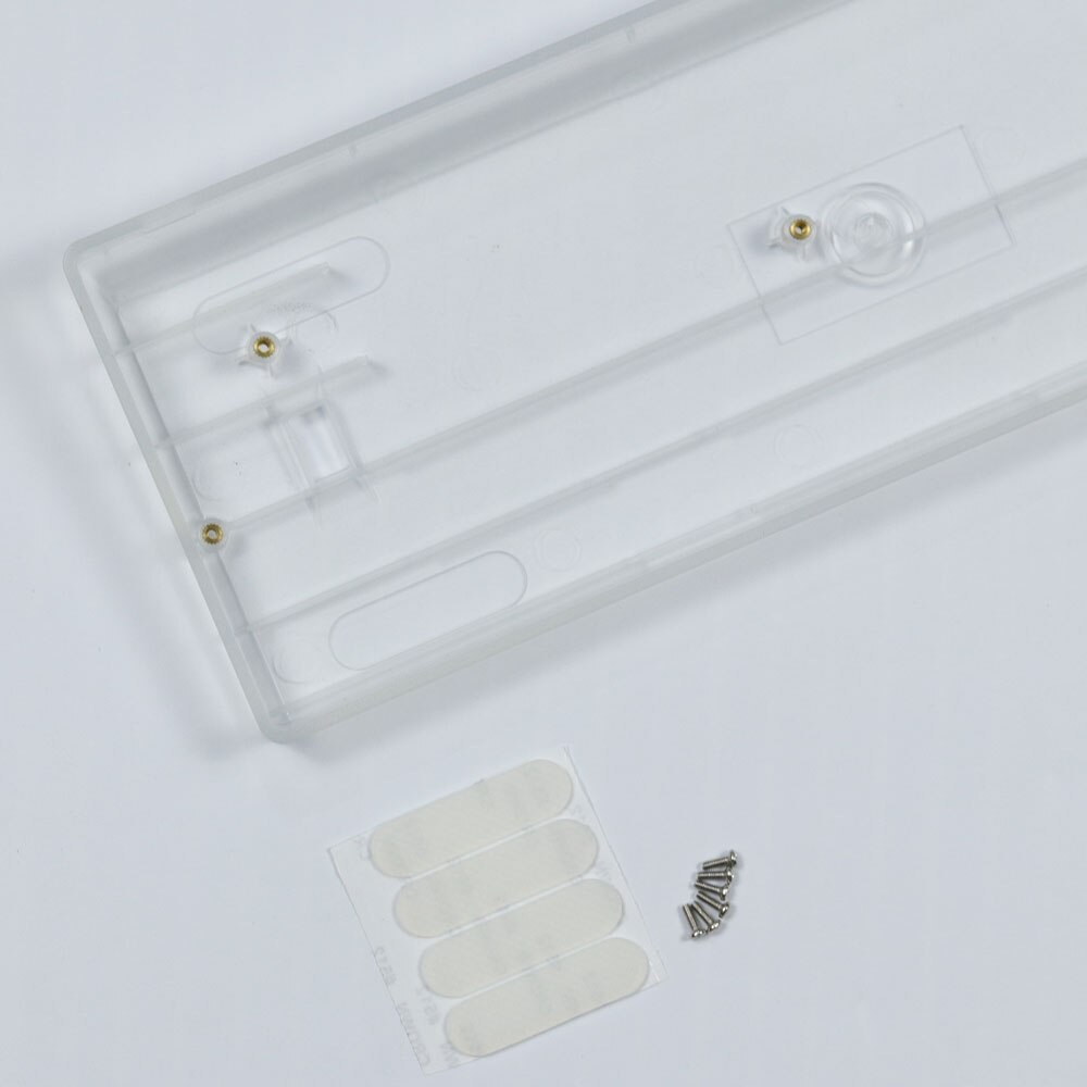 GH60 Compact Toetsenbord Basis Seat Pokerii 60% Mechanische Toetsenbord Poker2 Plastic Frame Case Gaming Toetsenbord Faceu Zwart Paars: Transparent