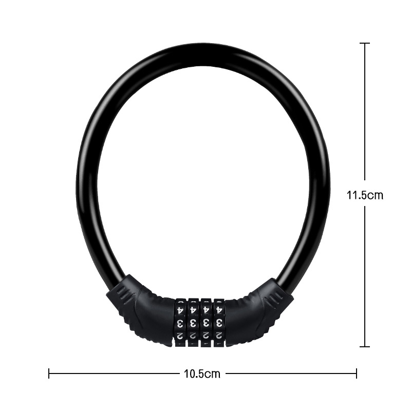 X-TIGER candado para bicicleta de montaña con contraseña de 4 dígitos candado para bicicleta candado de seguridad portátil para motocicleta Scooter Eléctrico Universal