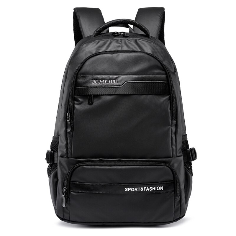 Männer Rucksack Für Schule Taschen Student Campus Rucksack Schulter Tasche Mittleren Schule Tasche Laptop Rucksack Mochila Notebook Schulranzen: Black