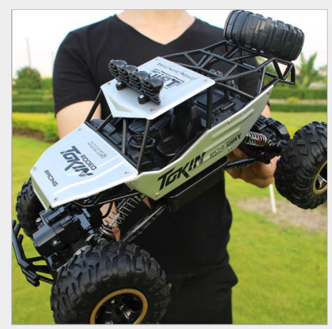 1:12 1:16 4WD RC Autos 2,4G Fernbedienung Modell Buggy High speed Off-Road Fahrzeug klettern Lkw Spielzeug jeeps für Jungen Kinder: 37cm silver