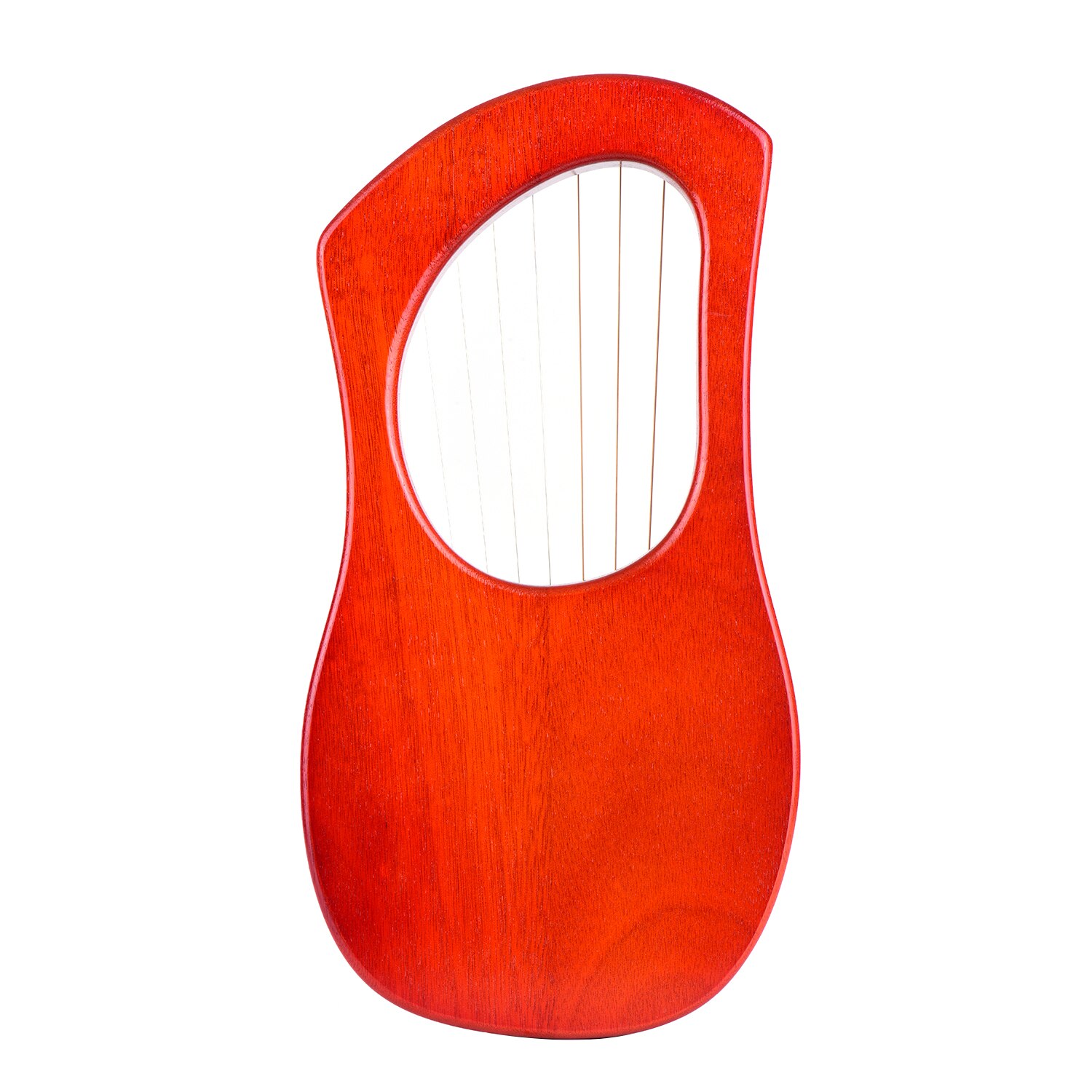 ammoon 7-String Lyre Harp Ancient Style Lyres Okoume Wood String Instrument with Carry Bag and other Accessaries