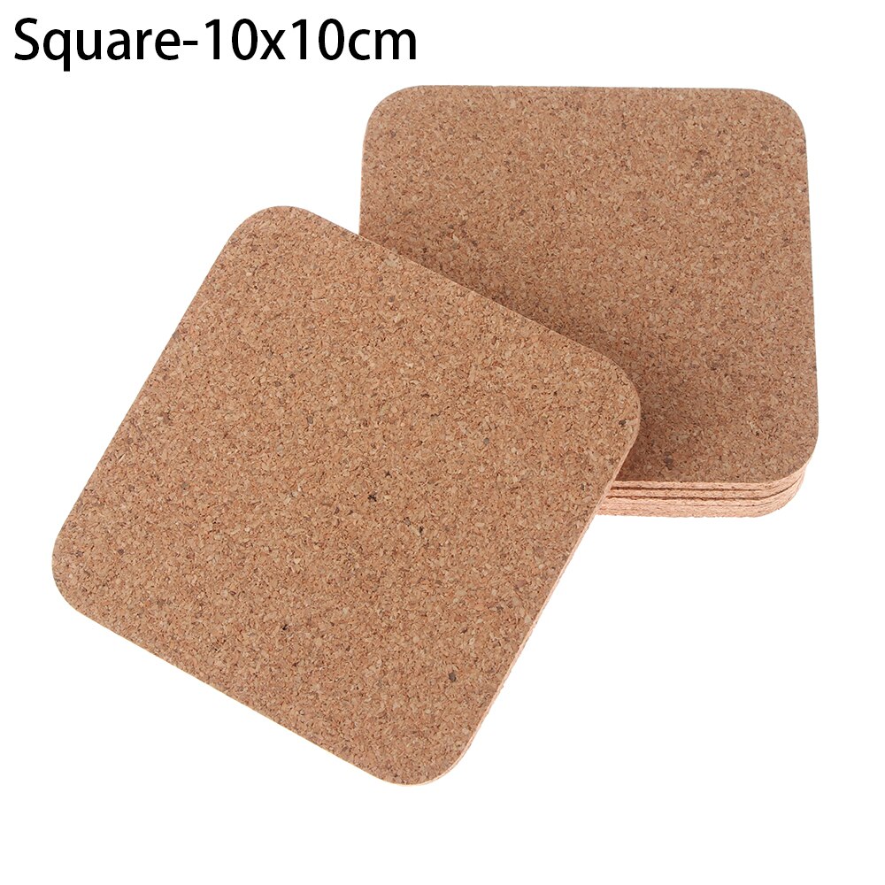 Natural Rattan Coasters Round Kitchen Table Mats Bowl Mats Cup Mats Padding Mat Insulation Pad Handmade Placemats DIY Crafts: Square-10x10cm