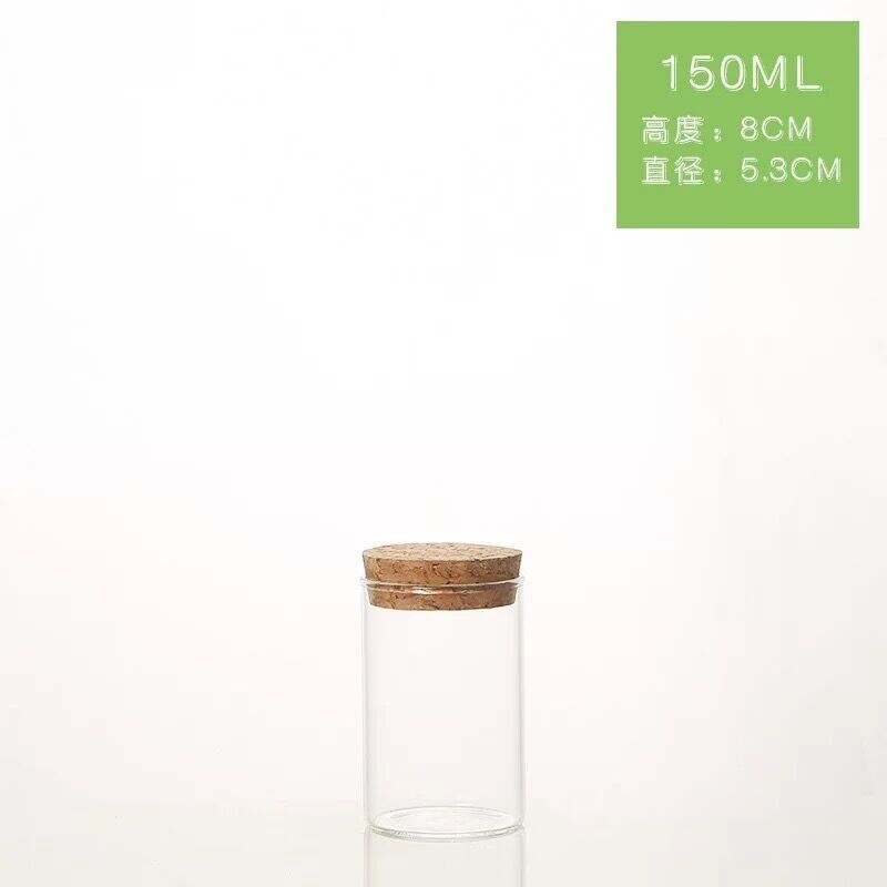 2 stücke Holz Deckel Glas Luftdichten Kanister Küche Lagerung Flaschen Gläser Lebensmittel Container Körner Tee Kaffee Bohnen Körner Candy Gläser: 53x80mm cork cap