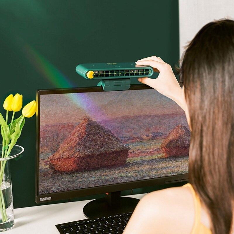 Display Hanging Silent Office Desktop Fan Portable Mini Air Cooler Small Personal Cooling Tools for Home Office