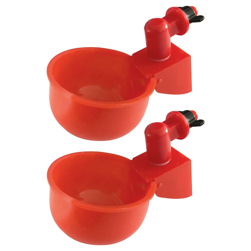 Bebederos automáticos de plástico para pollos, comederos de agua para palomas, 2 piezas