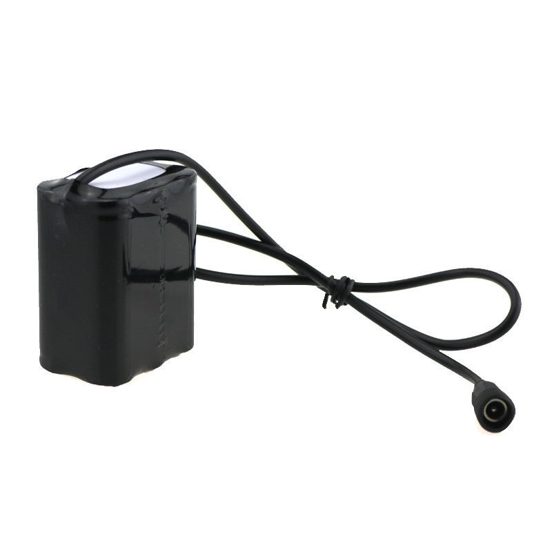12000mAh 8.4V 18650 Battery Pack Bike Light Battery 6*18650 Lithium Ion for Bike Bicycle Flashlight Headlamp Accessories