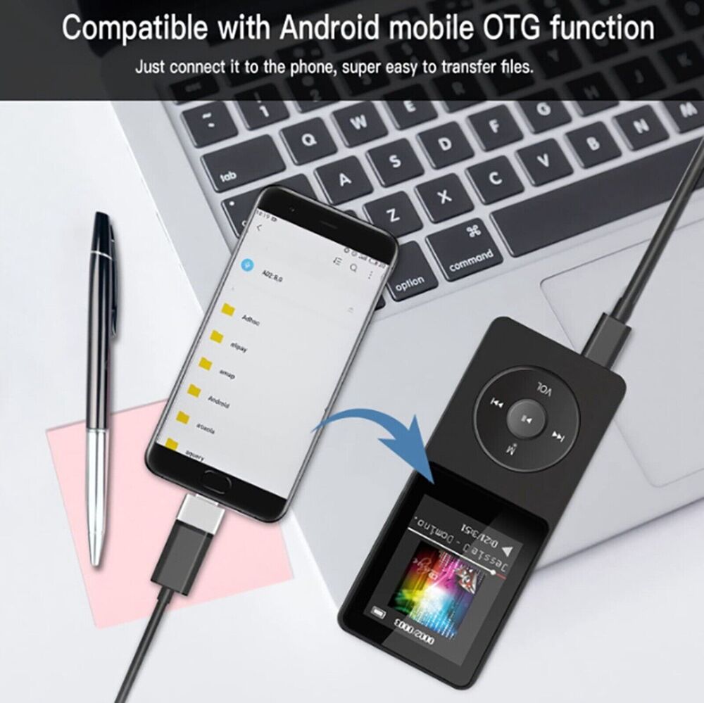 Bezstratny odtwarzacz muzyczny Bluetooth MP4 MP3 Wyświetlacz TFT LCD Walkman Obsługa e-booków Karta TF Rejestrator audio Bezstratny dźwięk Odtwarzacz MP3