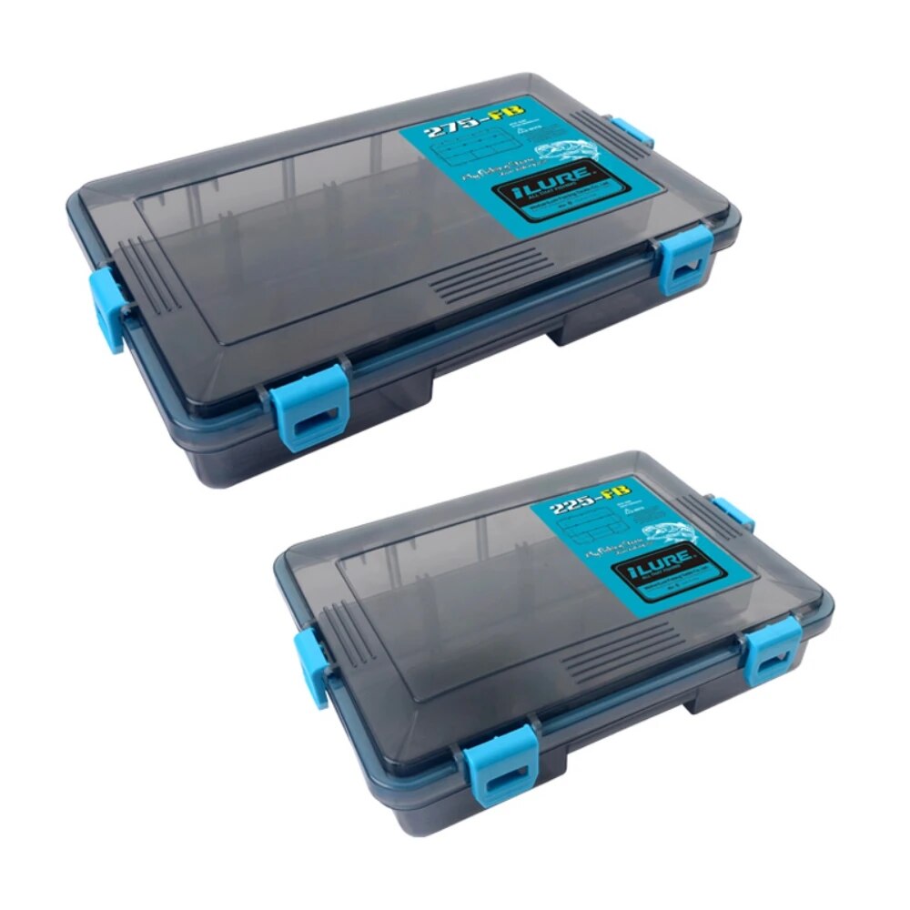 Scatola per attrezzatura da pesca Accessori impermeabili di grande capacità Portaoggetti per ganci Vassoio per esche per esche Scatole per organizer per esche artificiali